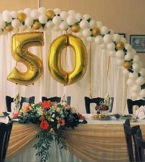 Украшение юбилея 50 лет женщине