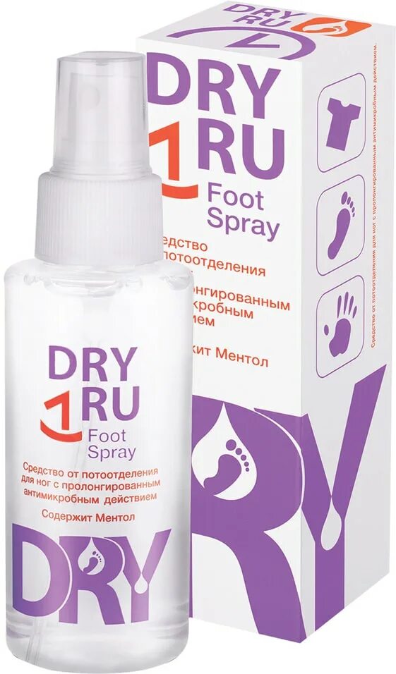 Средство от потоотделения для ног Dry Dry foot Spray, 100 мл. Антиперспирант для ног Dry ru foot Spray. Dry 1 ru дезодорант. Драй-драй дезодорант спрей. Dry ru отзывы