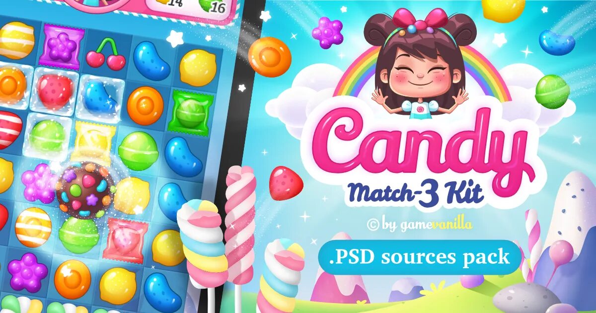 Candy charming-Match 3 Puzzle. Candy Mania Hammer Match 3. Candy Match game logo.