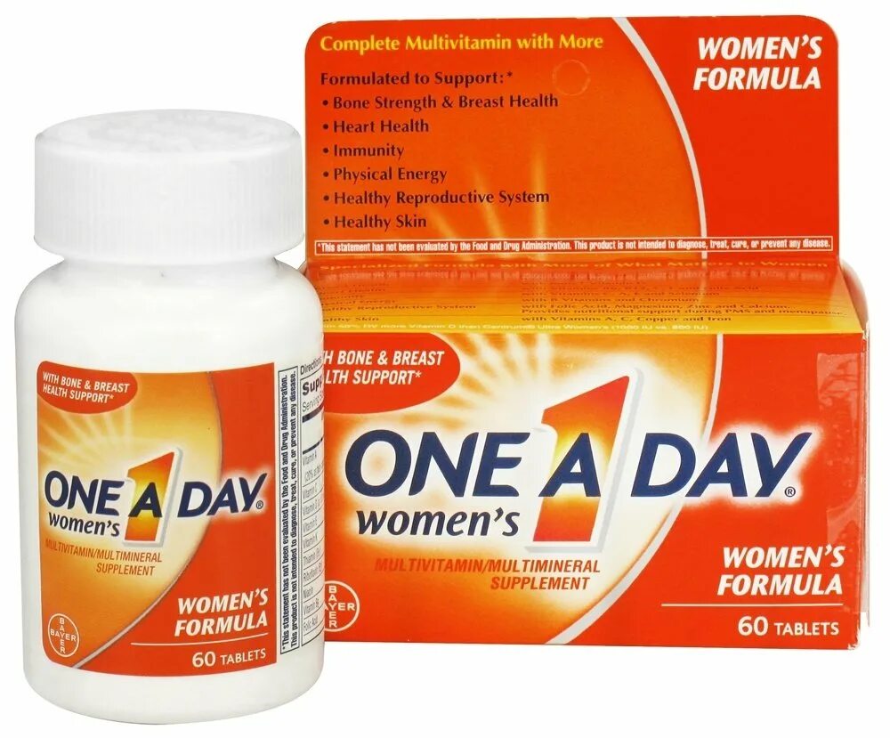 Мультивитамины отзывы врачей. Мультивитамины Ван дей. One 1 Day Womens витамины. Витамины Bayer one a Day. One a Day women's.