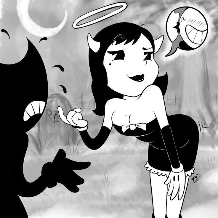 Bendy x alice vieron la la - YouTube