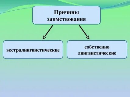 Языковые причины