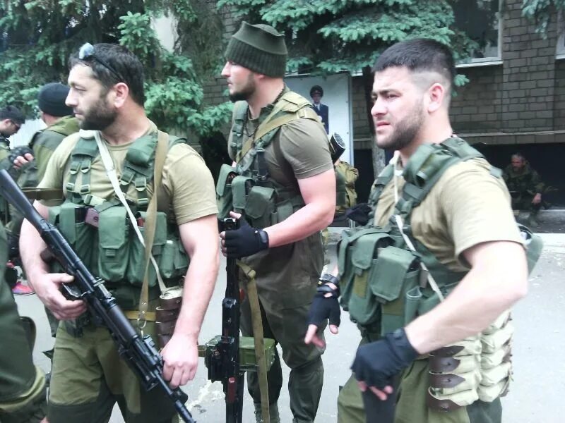 Чеченский спецназ кадыровцы. Осетины на сво