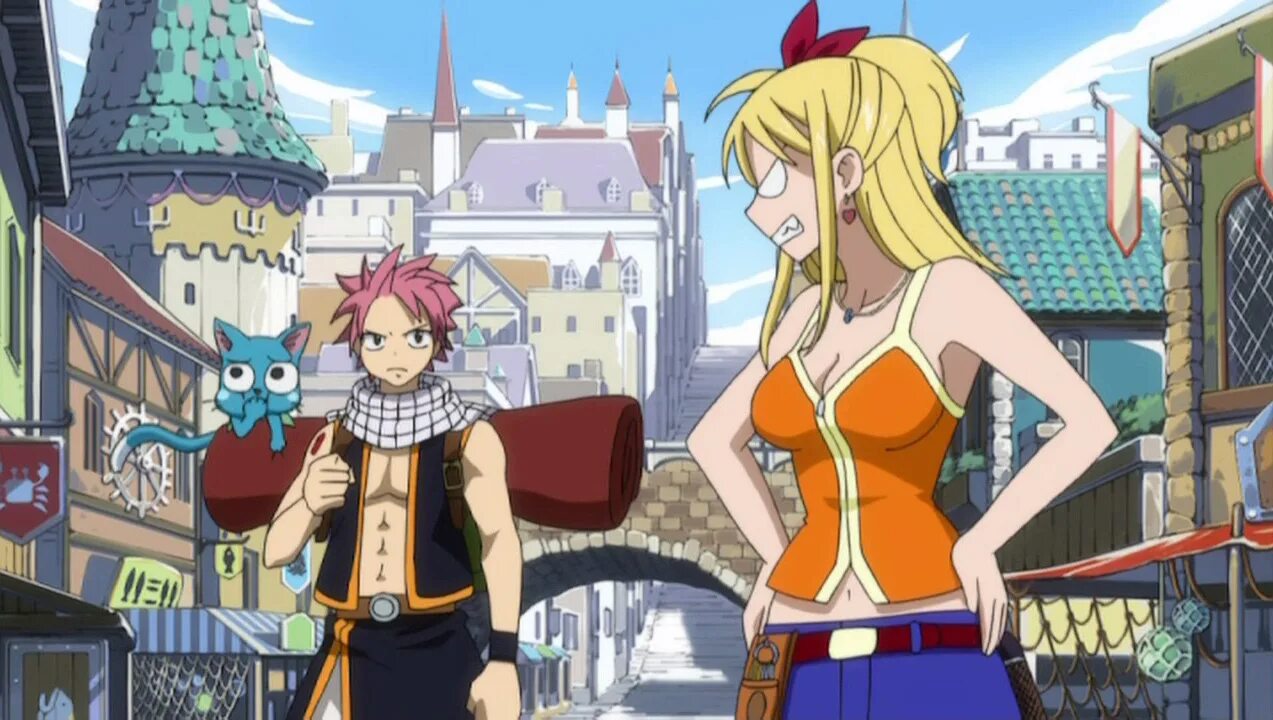 Хвост фей 2009. Хвост феи 1 сезон 1 серия. Хвост феи лаки. Сказка о хвосте феи 1 сезон. Фейри тейл аниме.