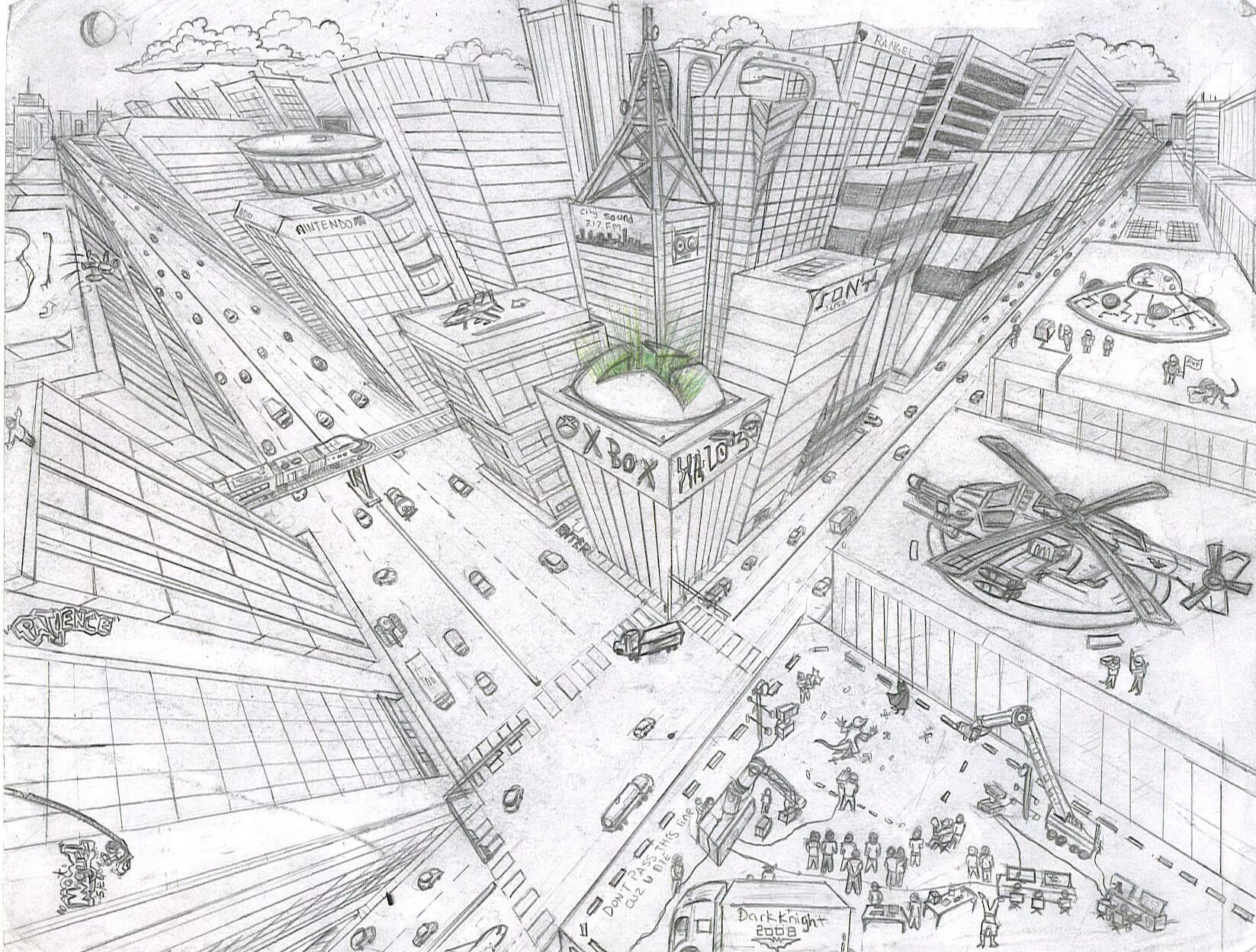 Как сделать чертеж города London Skyline Sketch at  Explore collection of London Skyline