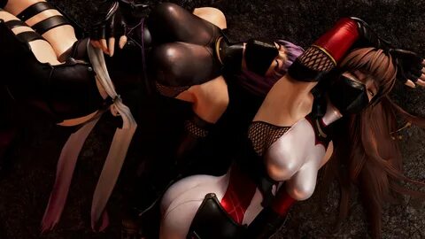 ayane (doa), kasumi (doa), dead or alive, dead or alive 5, ahe gao, defeate...