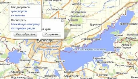 Станица старокорсунская краснодарский край карта