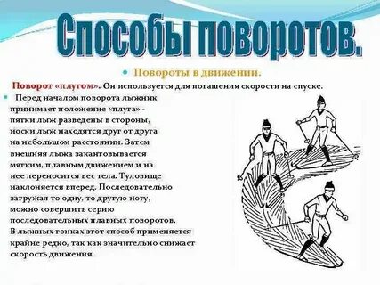 Повороты в движении это