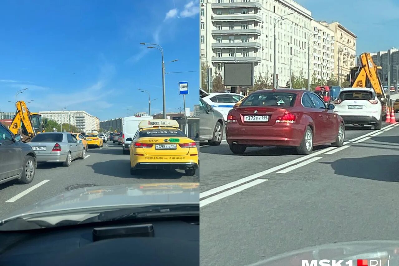 пробка на садовом кольце сейчас