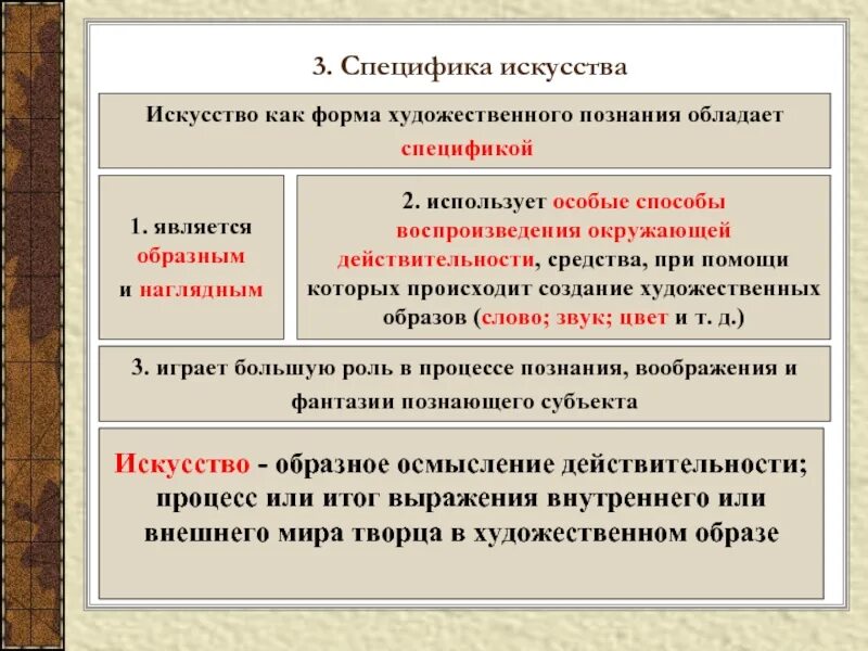 Что является основным в художественном языке