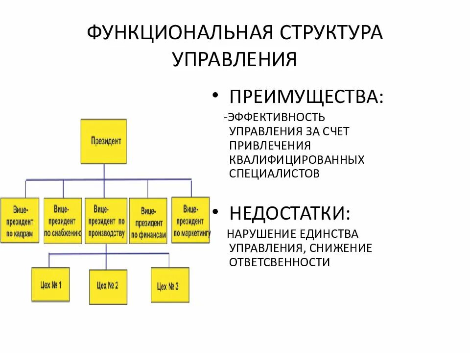 Характеристика функциональной организационной структуры управления. Функциональная (многолинейная) организационная структура управления. Функциональная организационная структура схема. Функциональная организационная структура блок схема. Функциональный признак организации