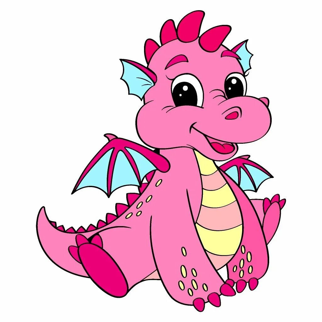 Рисунок дракончика на новый год. Розовый дракон. Розовые дракончики. Дракоши розовые. Дракоша из мультика.