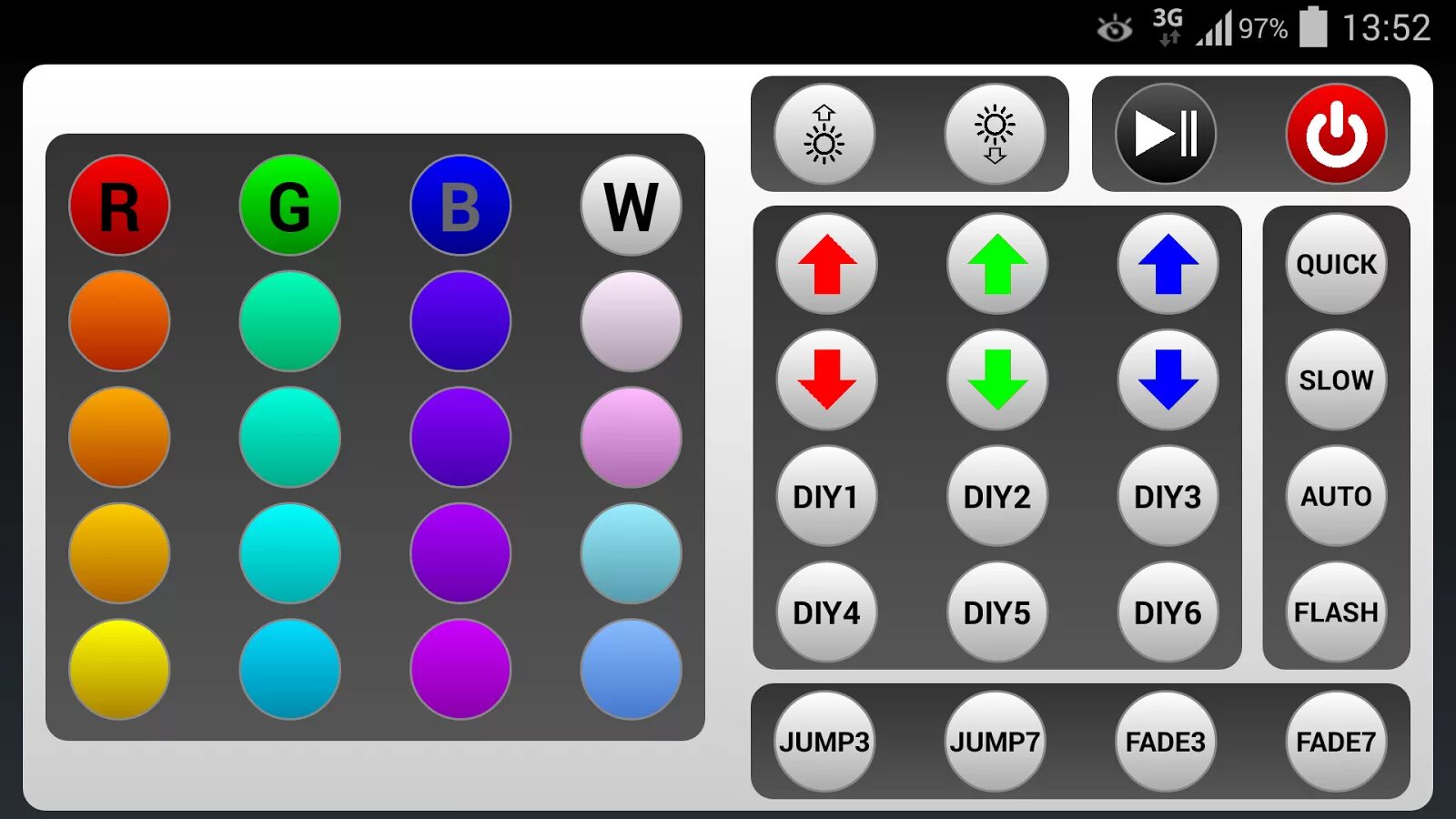 Rgb remote. Ir remote rgb. rgb led ir. андроид ржб. ir remote android.
