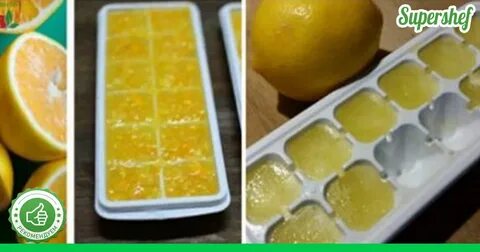 Лимон в морозилке