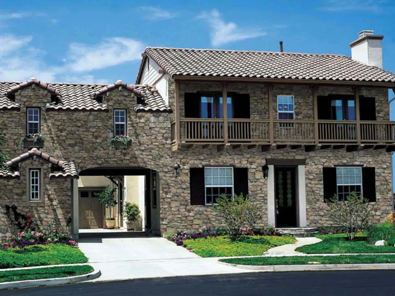 Stone side