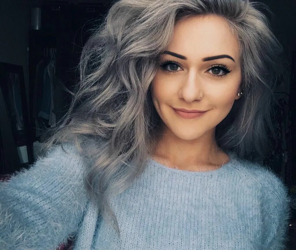 Gray hair