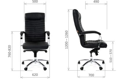 Кресло chairman 480 черный
