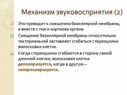 Опишите механизм