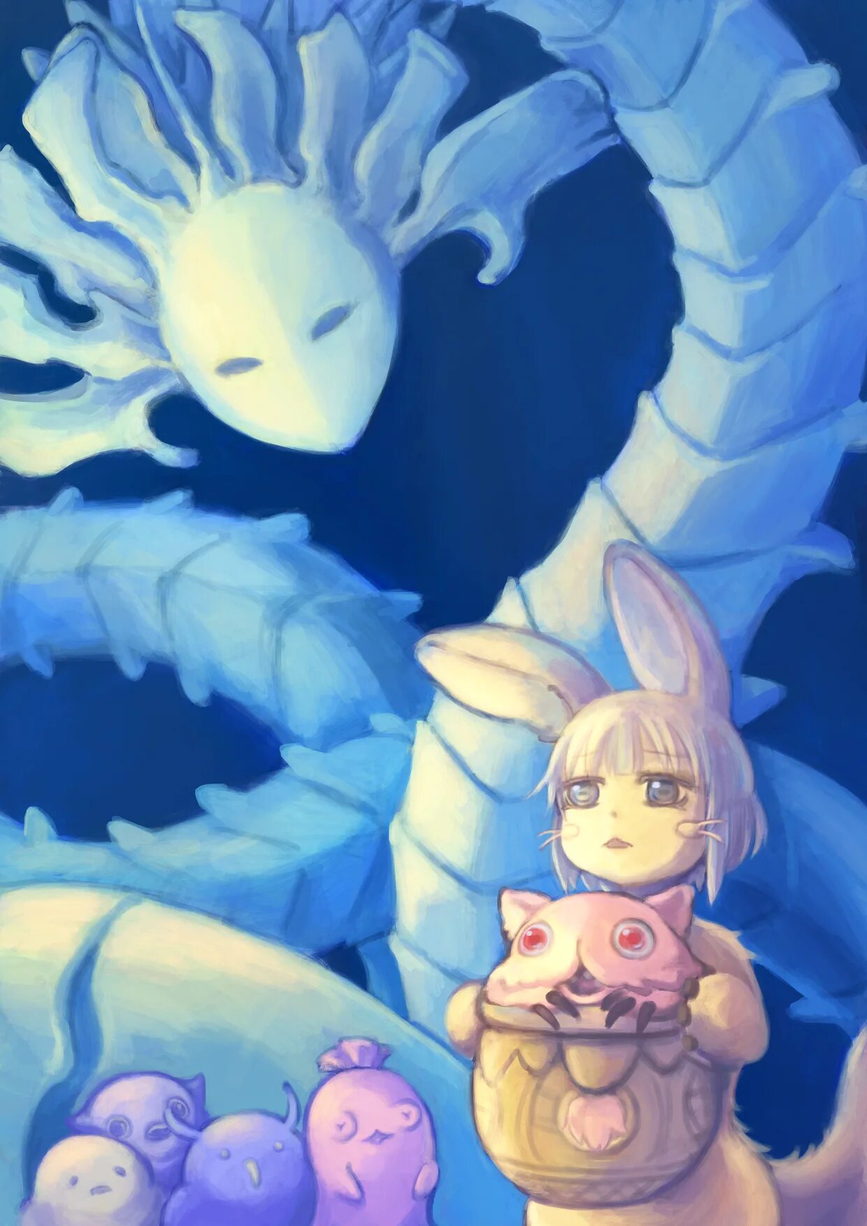 Belaf made in Abyss. Belafu Nanachi. Made in Abyss Берафу.