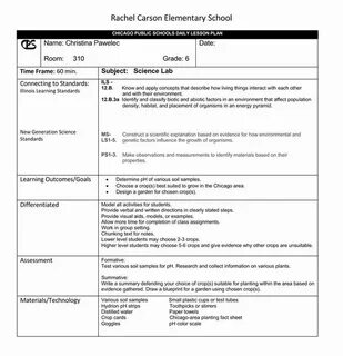 Lesson plan 5 grade