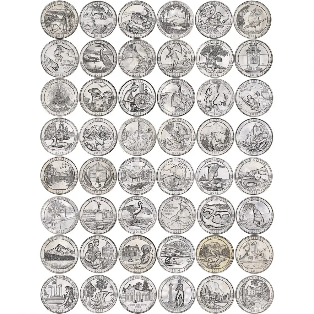 Монеты россии юбилейные выпуски монет россии. Монета 25 центов США. Монеты США 25 центов штаты список. Монеты в США номинал 25 центов. 25 Центов юбилейные США.