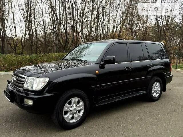 ленд крузер 100 черный