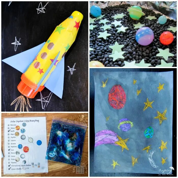 Space Craft for Kids. Cosmos Craft for Kids. Spaceship Craft for Kids. Easy Space Crafts for Kids. Space crafts