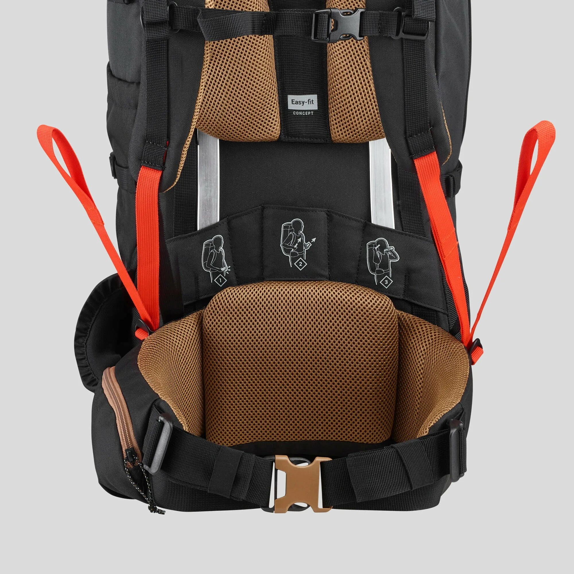 Easy fit. Рюкзак trek 100 easyfit 50 л. forclaz trek 100 рюкзак. trek 100 easyfit 50 л forclaz. рюкзак forclaz trek 50.
