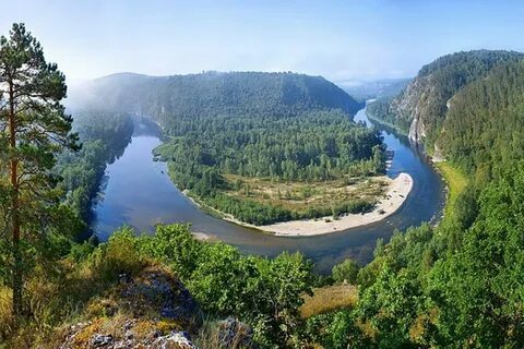 Красота реки белой
