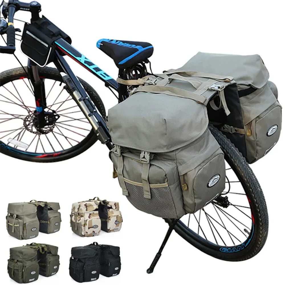 Велосипедная сумка GZR Pannier. ROSWHEEL Canvas Waterproof Bicycle Pannier Rear Seat Bags Bike Pouch 40 50l Green Cargo Double. Lixada сумка велосипедная. Yah Bag велосипедные сумки. Bike bag