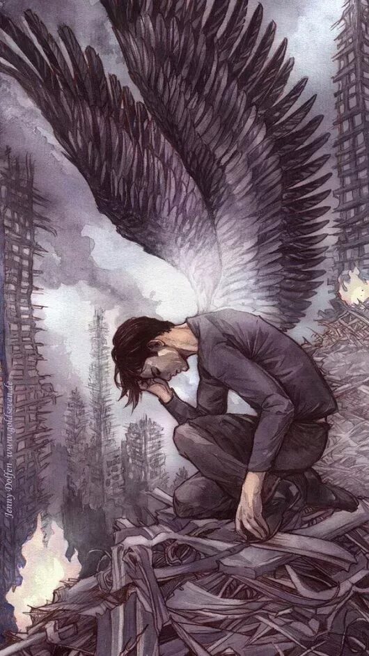 Падший враг. Леви падший ангел. человек с крыльями. падающий ангел. парень с крыльями.