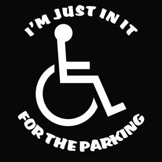 Funny handicap stickers