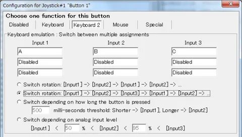 Input disabled