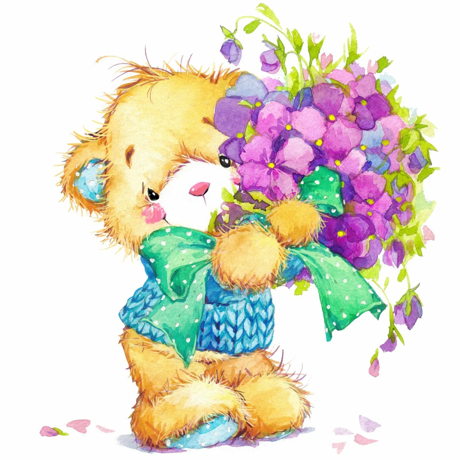 Медвежонок с цветами. Мишка с цветами. Красивый Медвежонок с цветами. Мишка с цветочком.