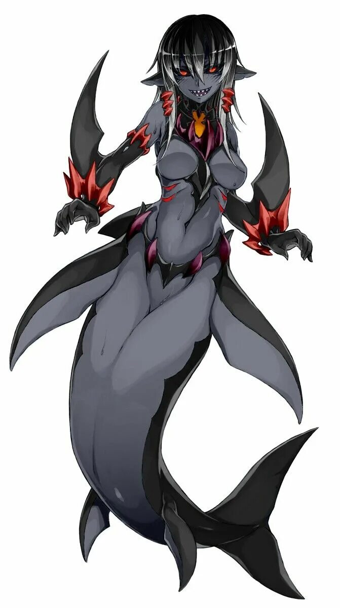 Monster вики. Меркула мамоно. Mershark MGE. Monster girl Encyclopedia Меркула. Monster girl Encyclopedia акула.