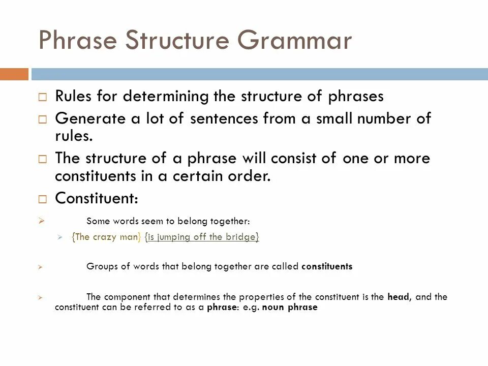 Structural Grammar. Grammatical structure of English. Phrase structure. Grammatical structure of a language.
