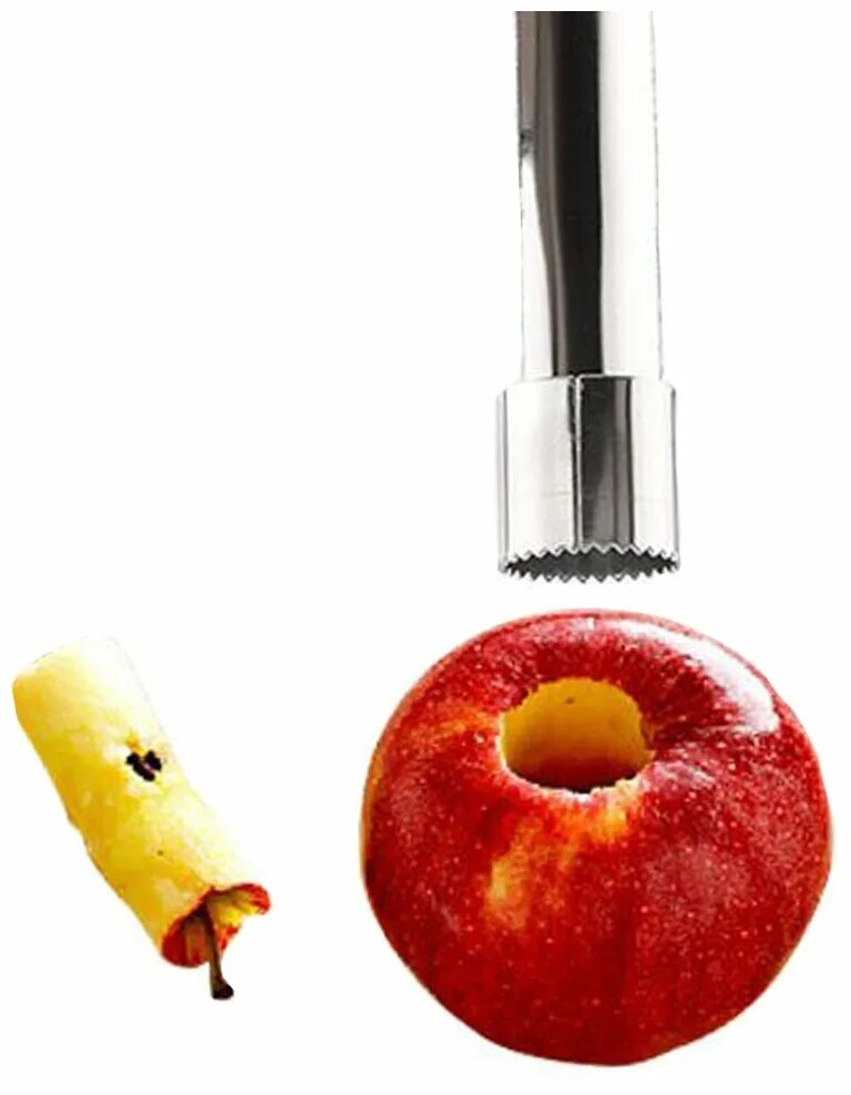 Вырезать сердцевину. Прибор для вырезания сердцевин фруктов. Вырезка сердцевины из яблок. Вырезать сердцевину яблока. (192шт) - dp-10669.