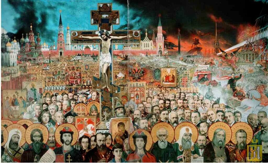 Глав картина. Илья Глазунов Вечная Росс. Илья Глазунов Вечная Россия. Картина Ильи Глазунова Вечная Россия. Илья Глазунов СТО веков.