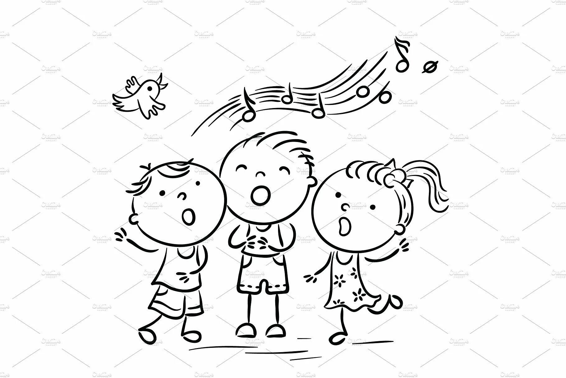 Нарисуем песня детская. Дети поют раскраска для детей. Хор раскраска для детей. Детский концерт раскраска для детей. Дети поют картинки для детей раскраска.