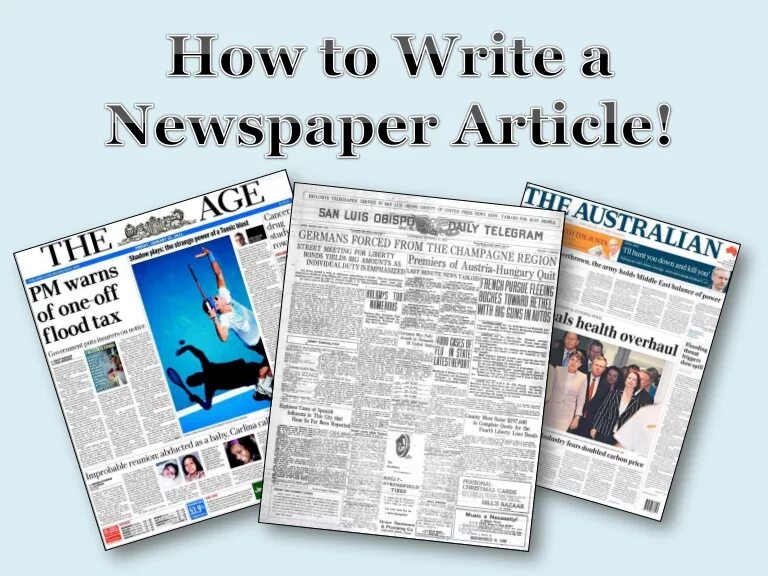 Сми настоящее время. Newspaper article. How to write a newspaper article. Newspaper артикль. How to write a News article.