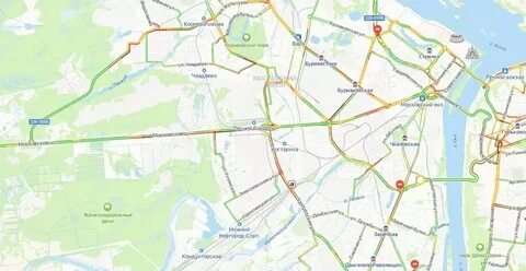 Карта автодорог нижний новгород
