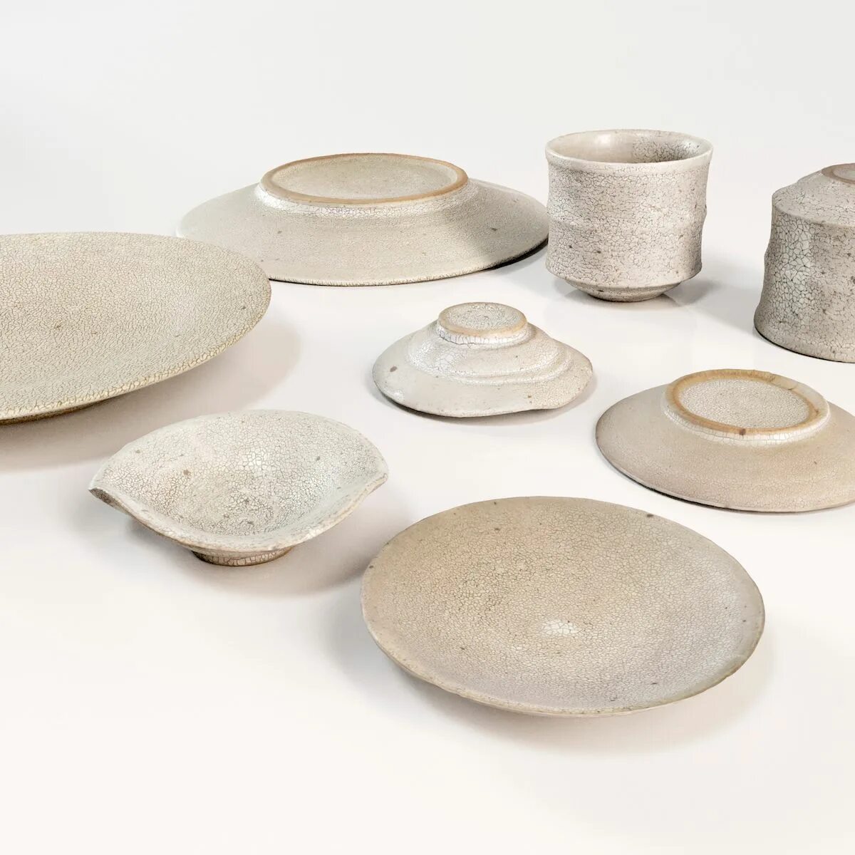 Стиль Japandi посуда. Традиционная японская посуда 3d model. Ceramic PBR. Ceramic collection. Тарелка 3д