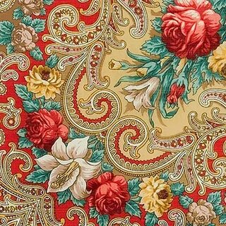 Ткань павлопосадский платок