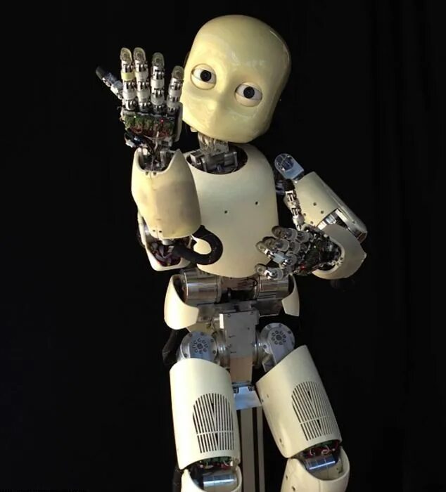 робот icub (итальянский технологический институт). современные роботы. выставка роботов. современные роботы. непонятные роботы.