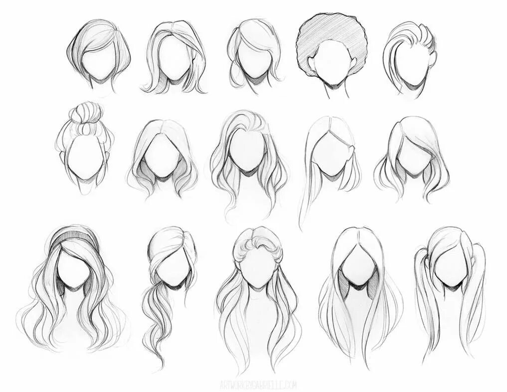 Pin by image collector on причесоны Drawing hair tutorial, Manga hair, Anime hai