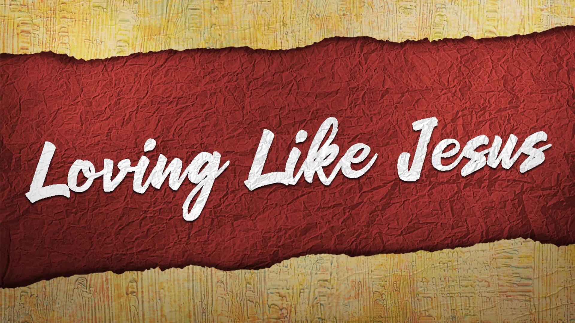 Love like Jesus. Jesus like. Sunday service. Love like great
