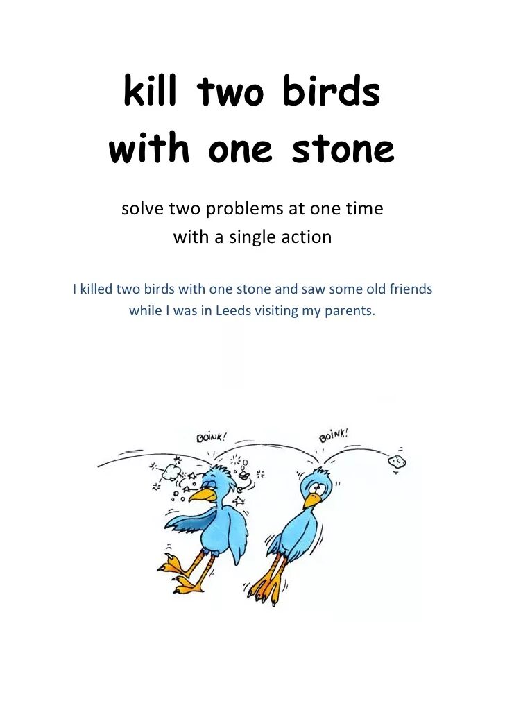 Kill two Birds with one Stone. To Kill two Birds with one Stone идиома. Killing two Birds with one Stone камень.