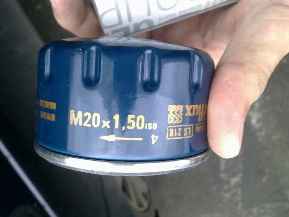 Маркировка масляного фильтра