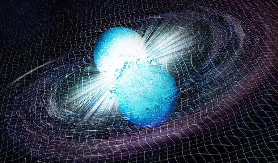 Neutron star collision