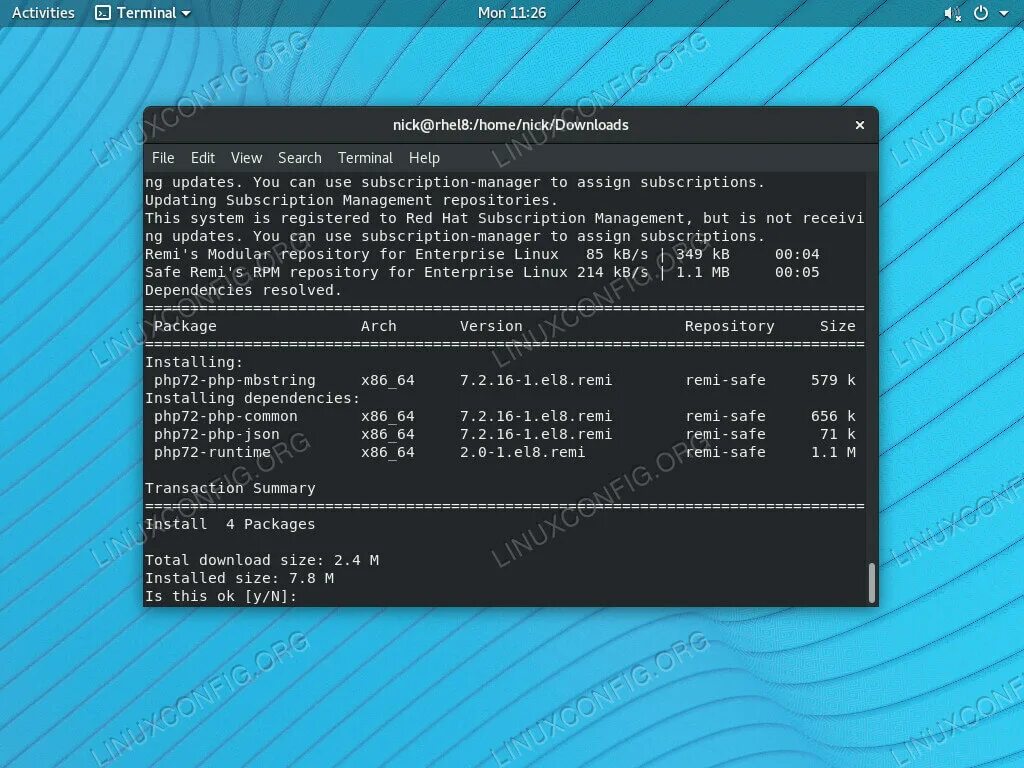 Make leaving directory